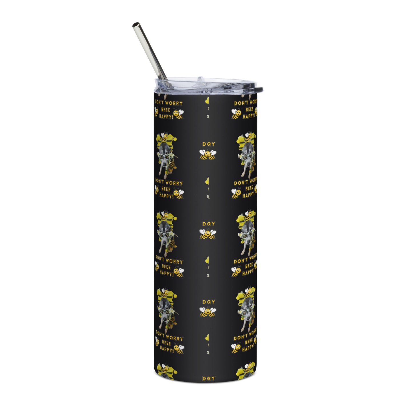 Beee Happy-Stainless steel tumbler