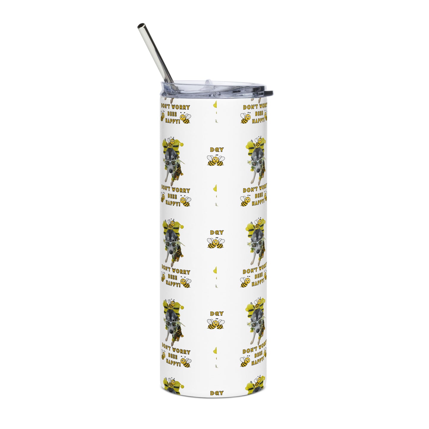 Beee Happy-Stainless steel tumbler
