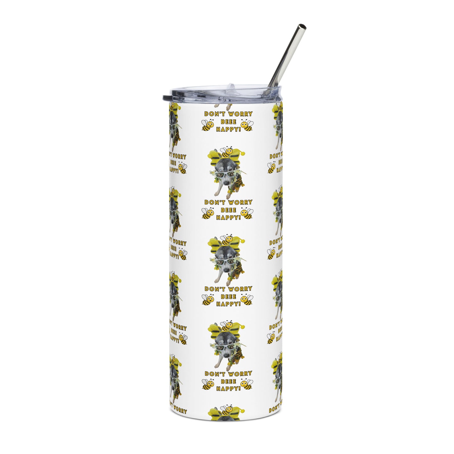 Beee Happy-Stainless steel tumbler