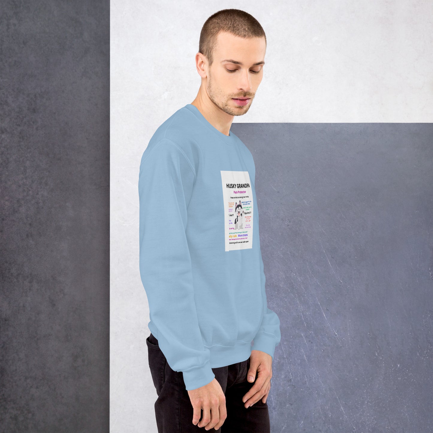 Unisex Sweatshirt-Husky Collection Grandpa