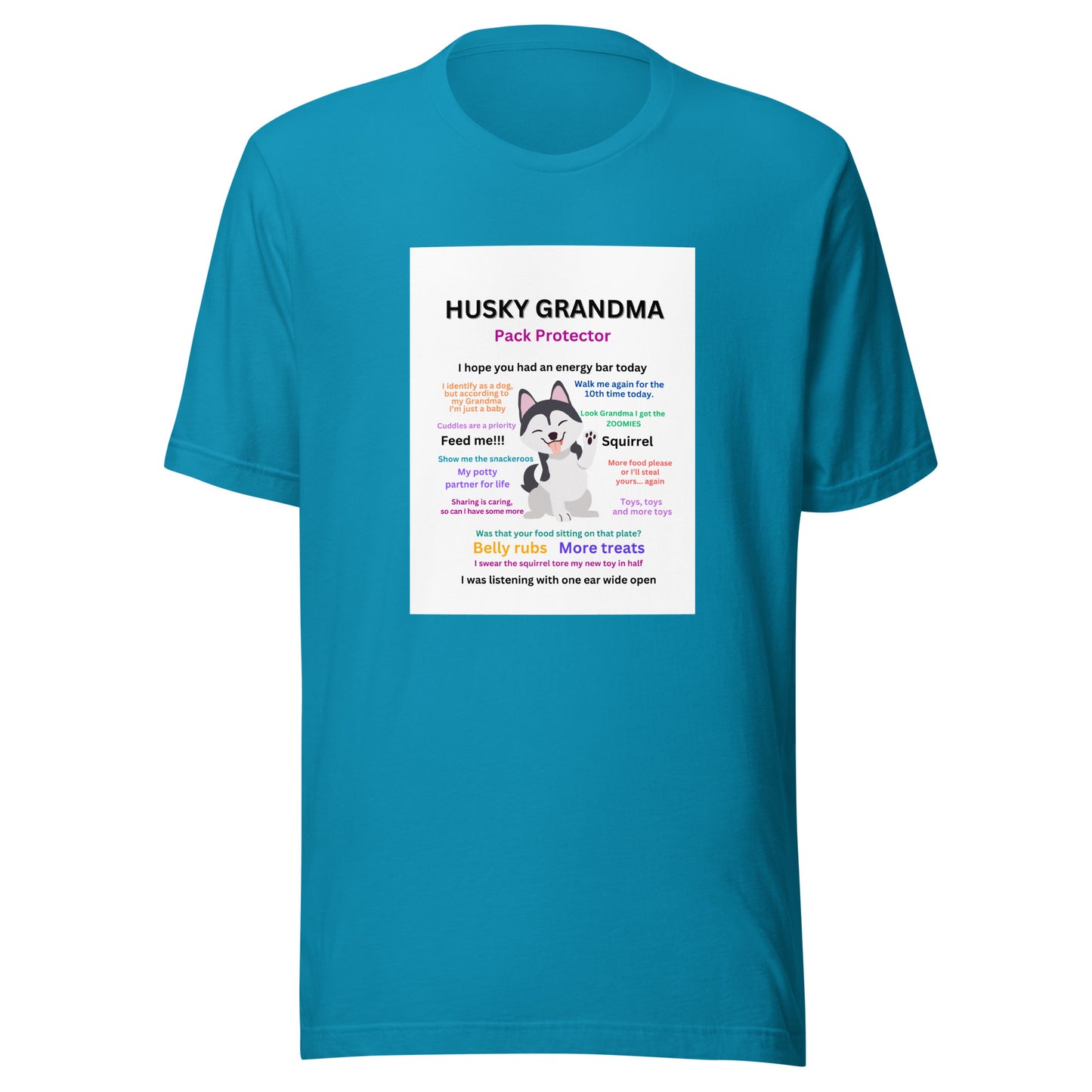 Unisex t-shirt-Husky Collection Grandma