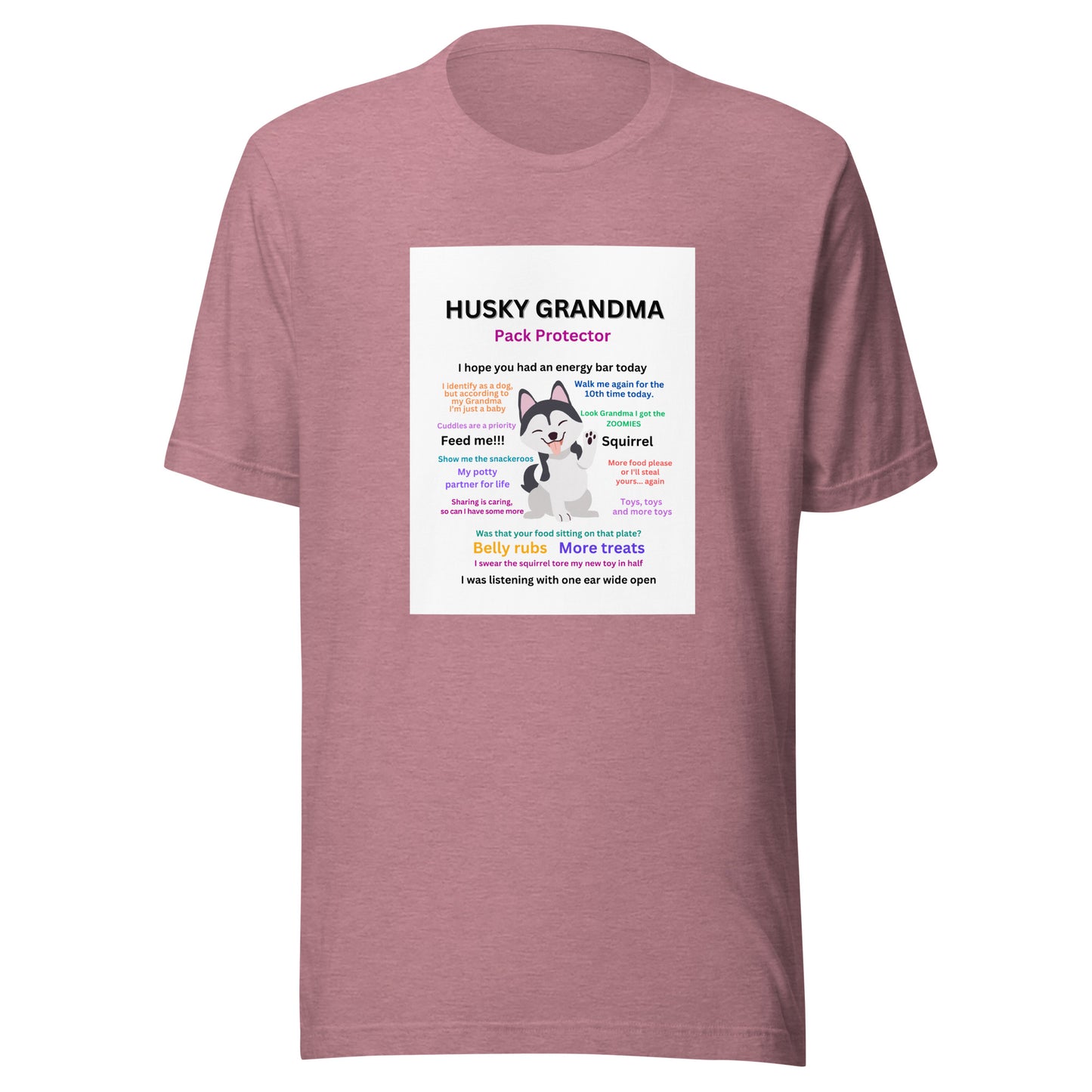 Unisex t-shirt-Husky Collection Grandma