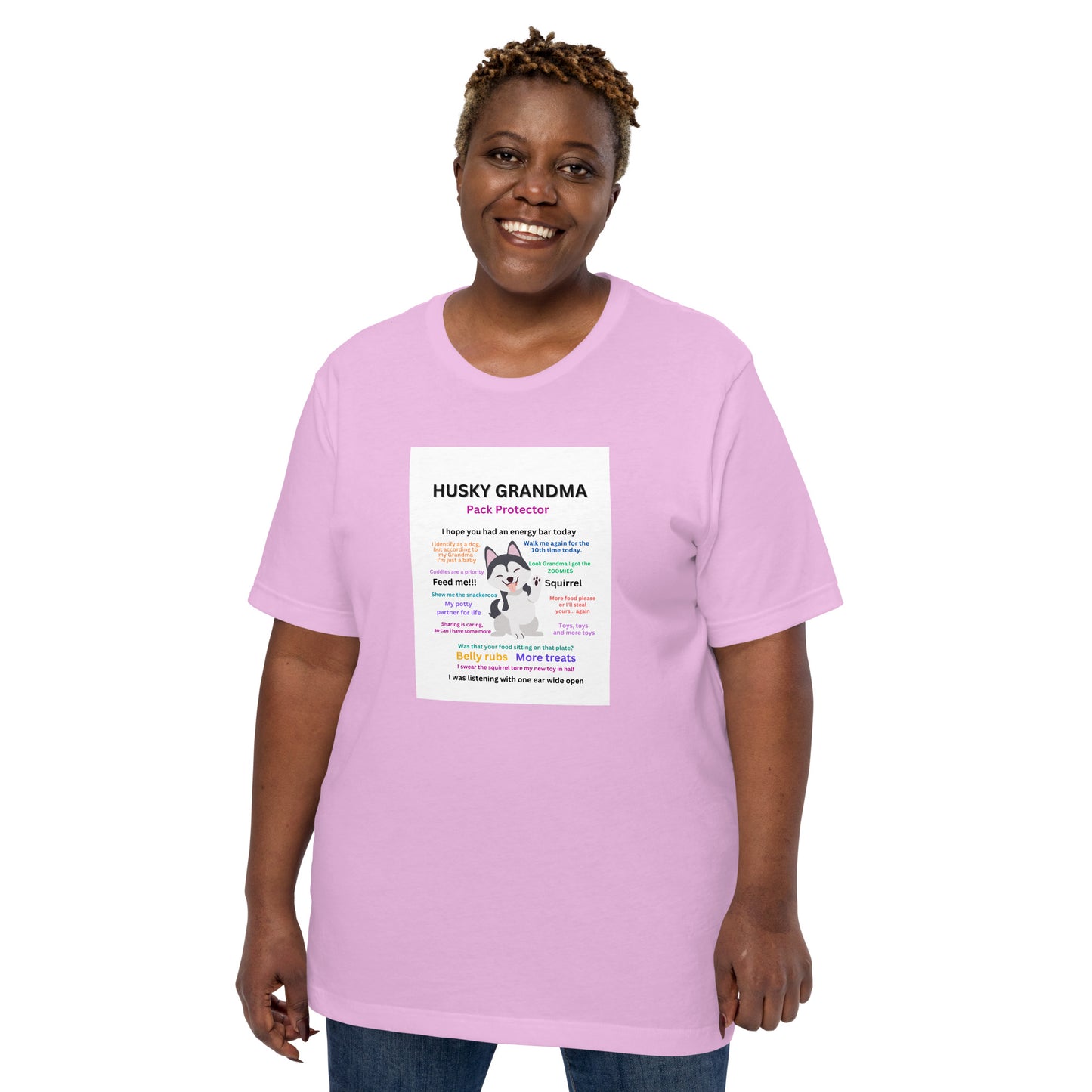 Unisex t-shirt-Husky Collection Grandma