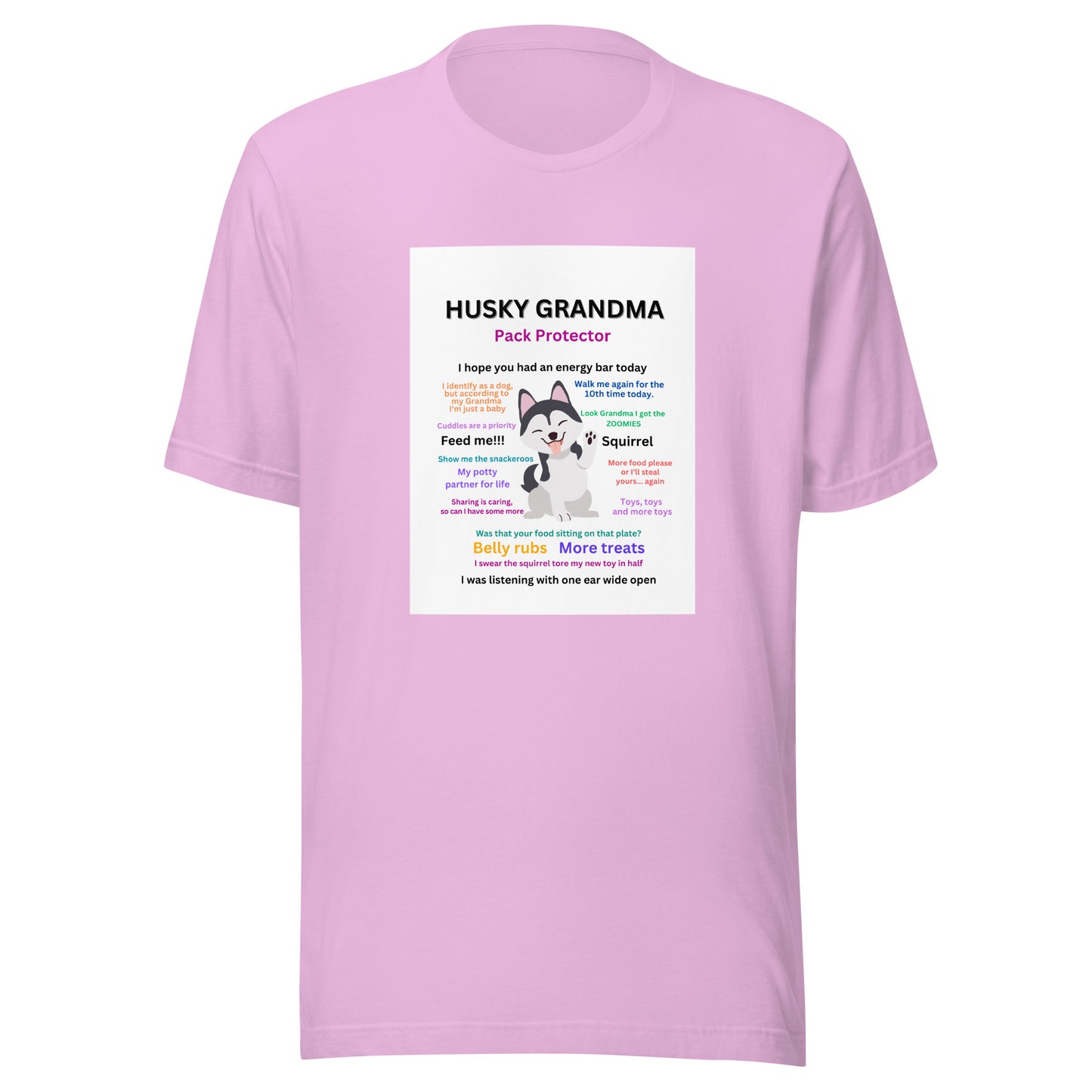 Unisex t-shirt-Husky Collection Grandma