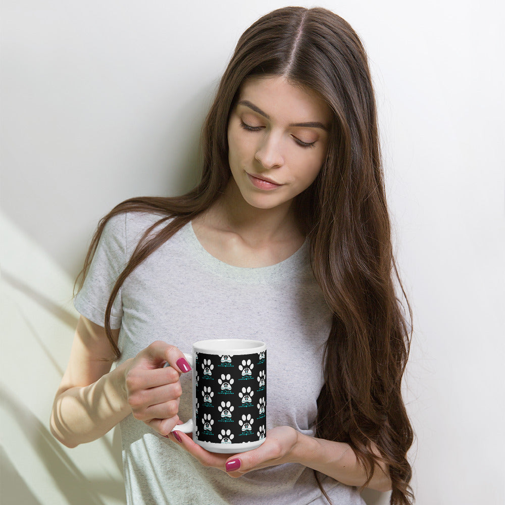 Paw Print- White glossy mug