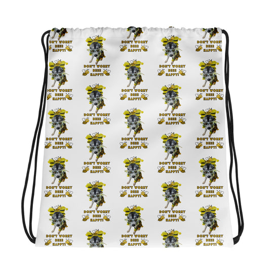 Beee Happy- Drawstring bag