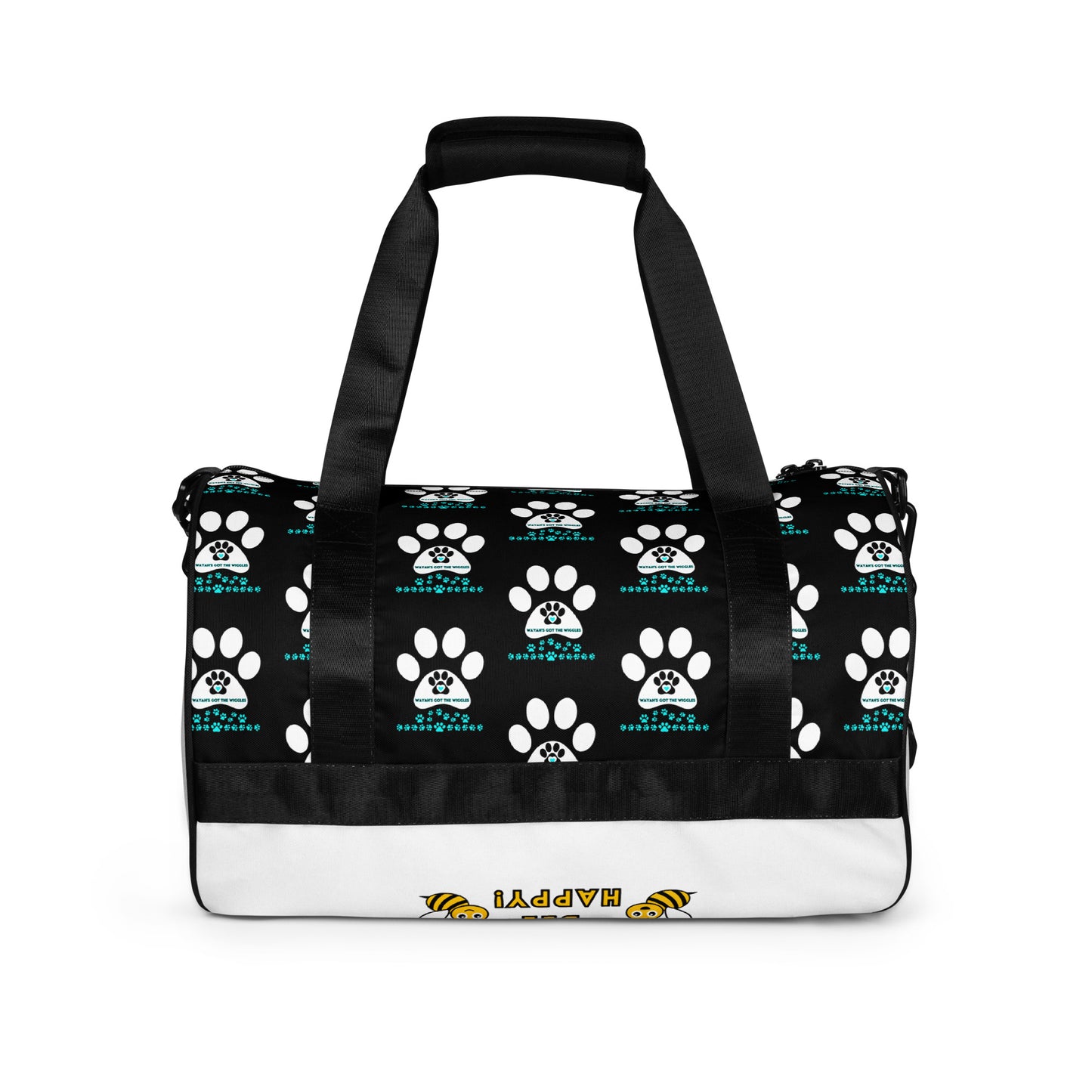 Paw Print-All-over print gym bag