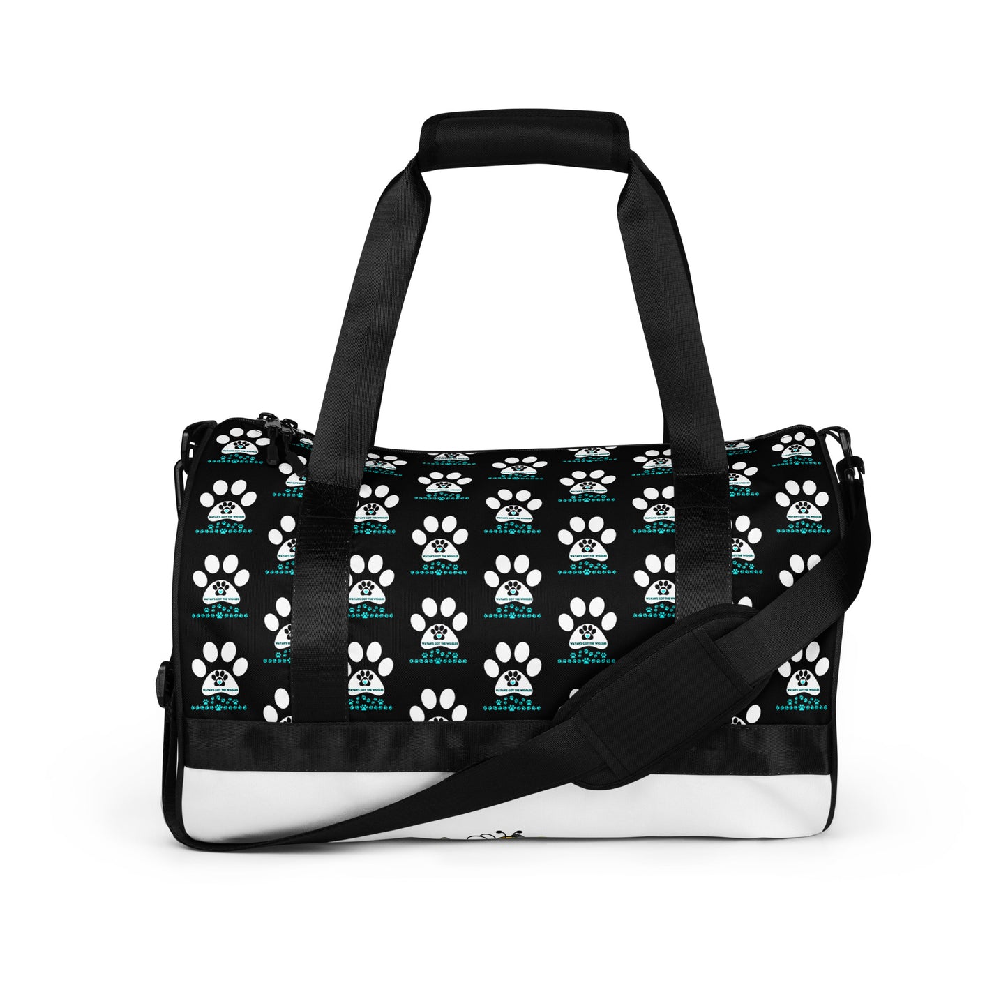 Paw Print-All-over print gym bag