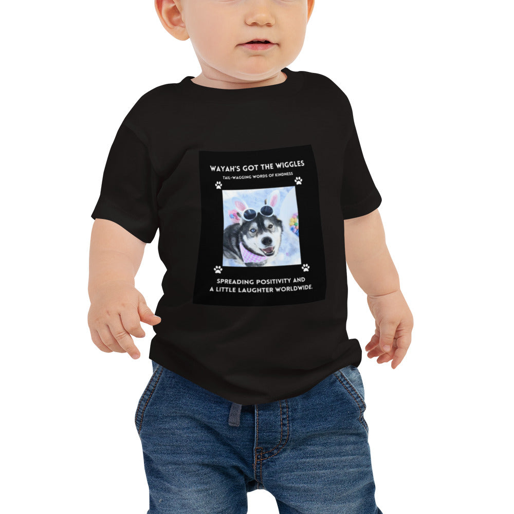 Baby Jersey Short Sleeve Tee- Wayah's Got the Wiggles