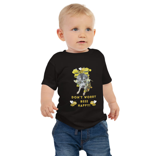 Beee Happy- Baby Jersey Short Sleeve Tee