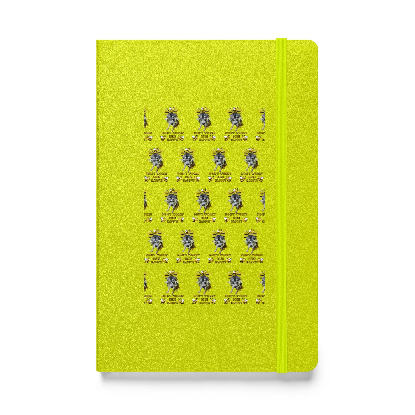 Beee Happy- Hardcover bound notebook