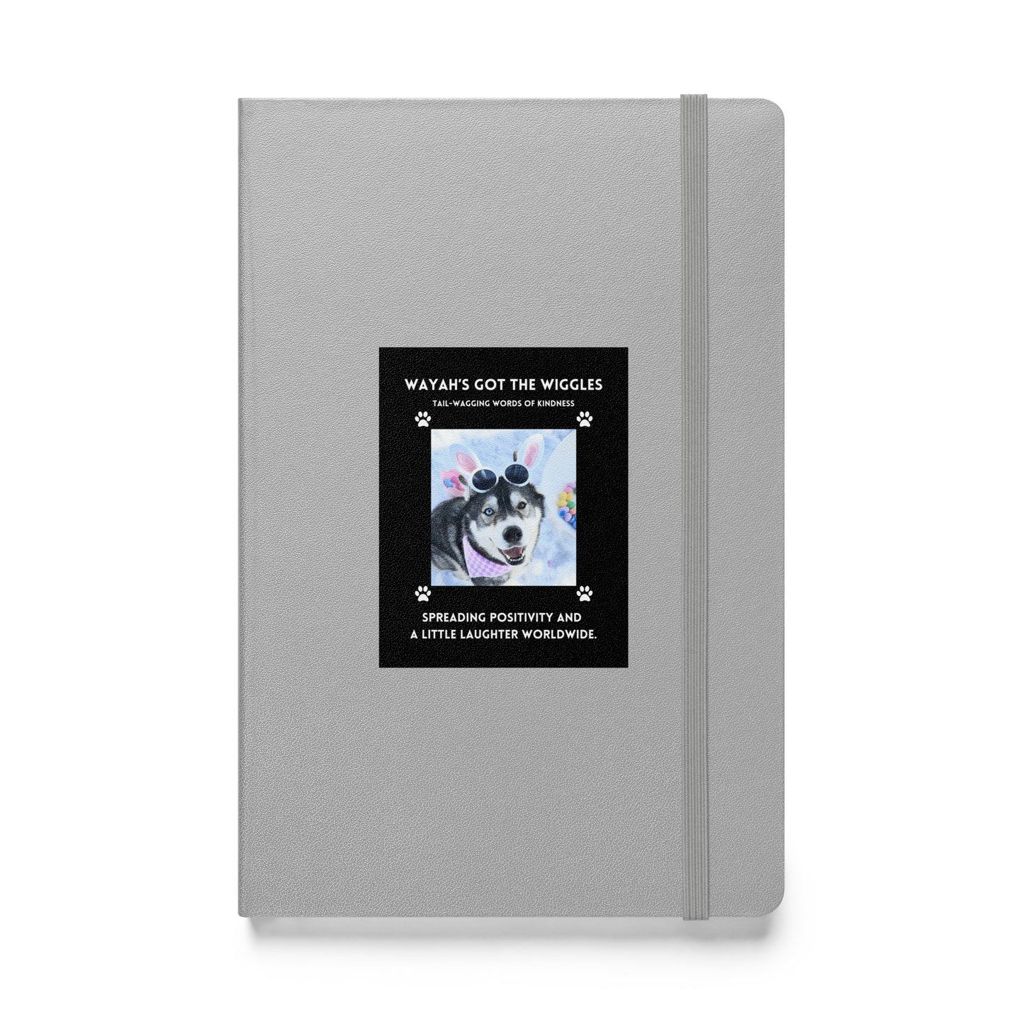 Hardcover bound notebook- Wayah's Got the Wiggles