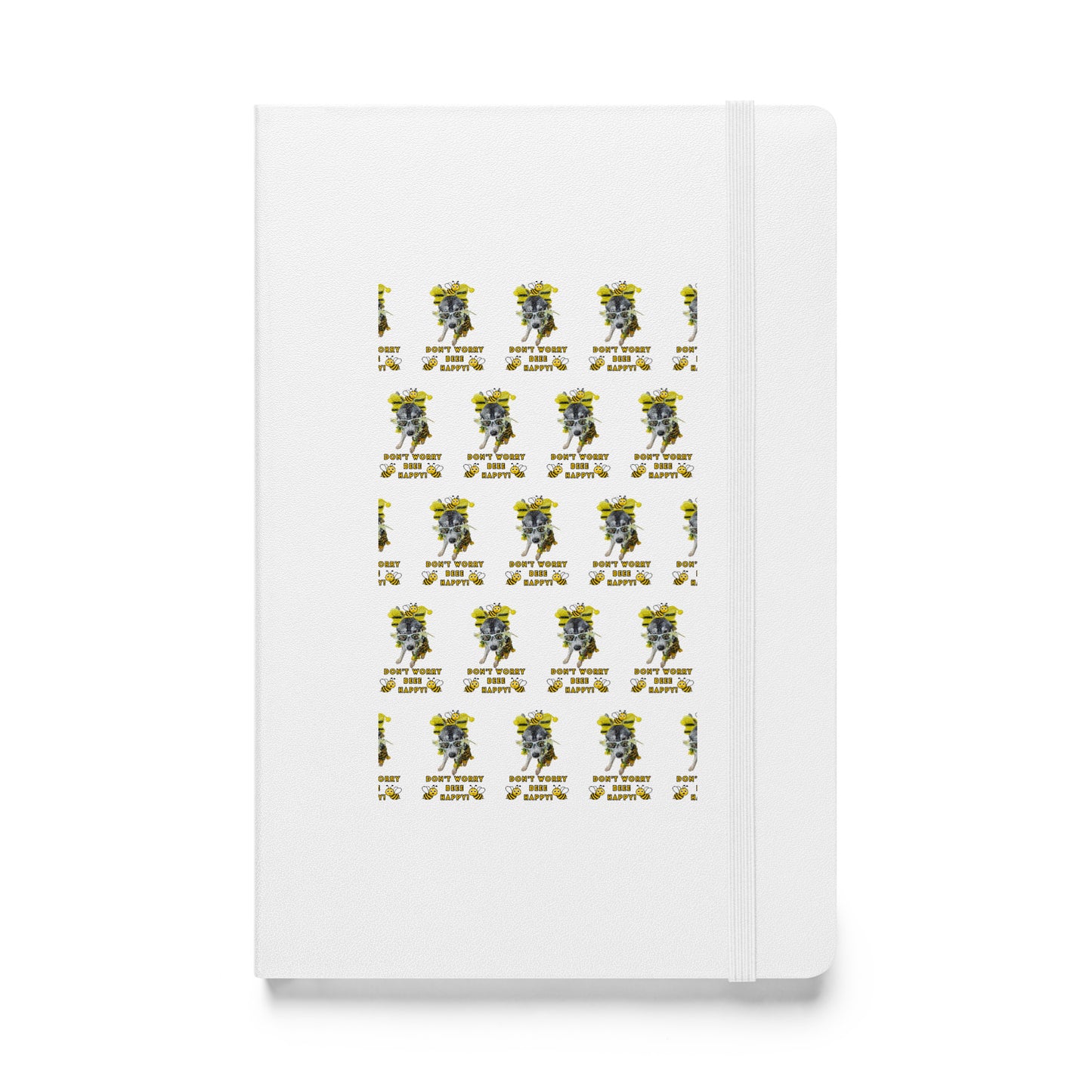 Beee Happy- Hardcover bound notebook