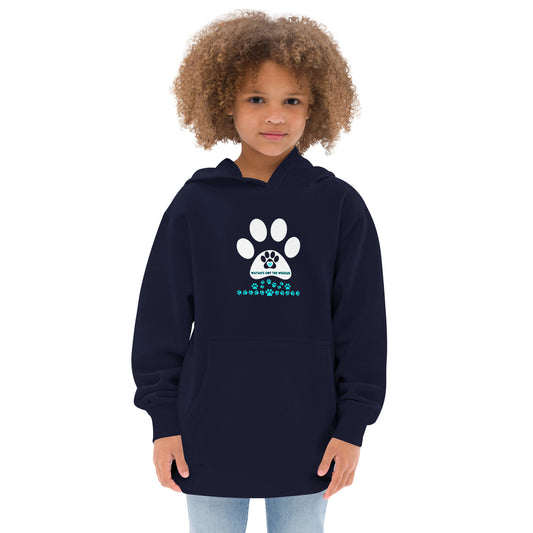 Paw Print- Kids fleece hoodie