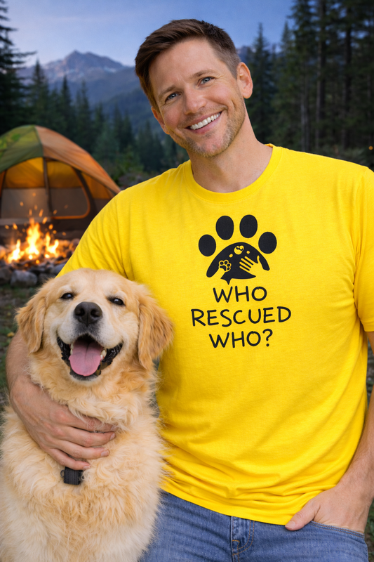 Who Rescued Who T-Shirt