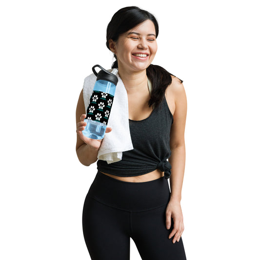 Paw Print-Sports water bottle