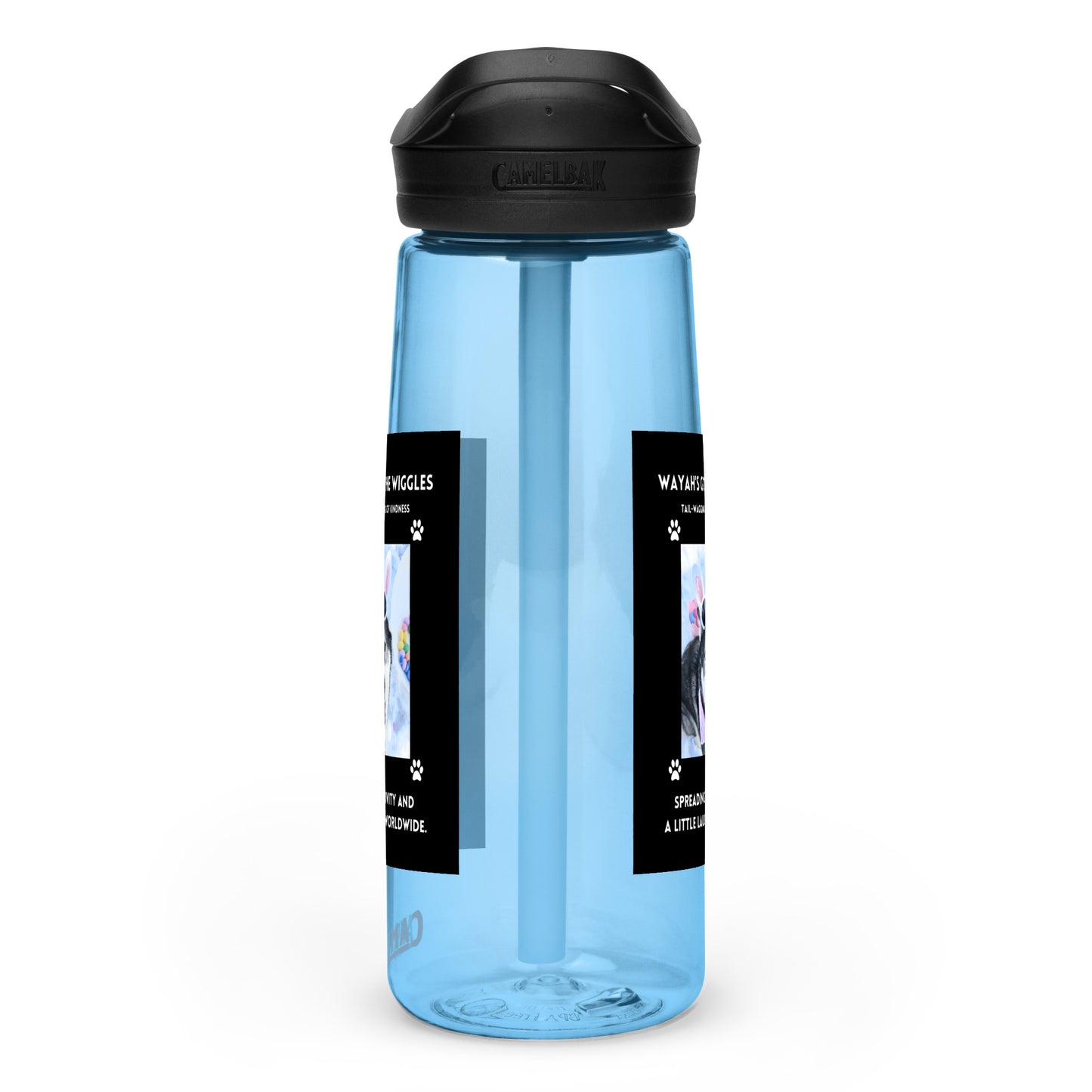 Sports water bottle- Wayah's Got the Wiggles