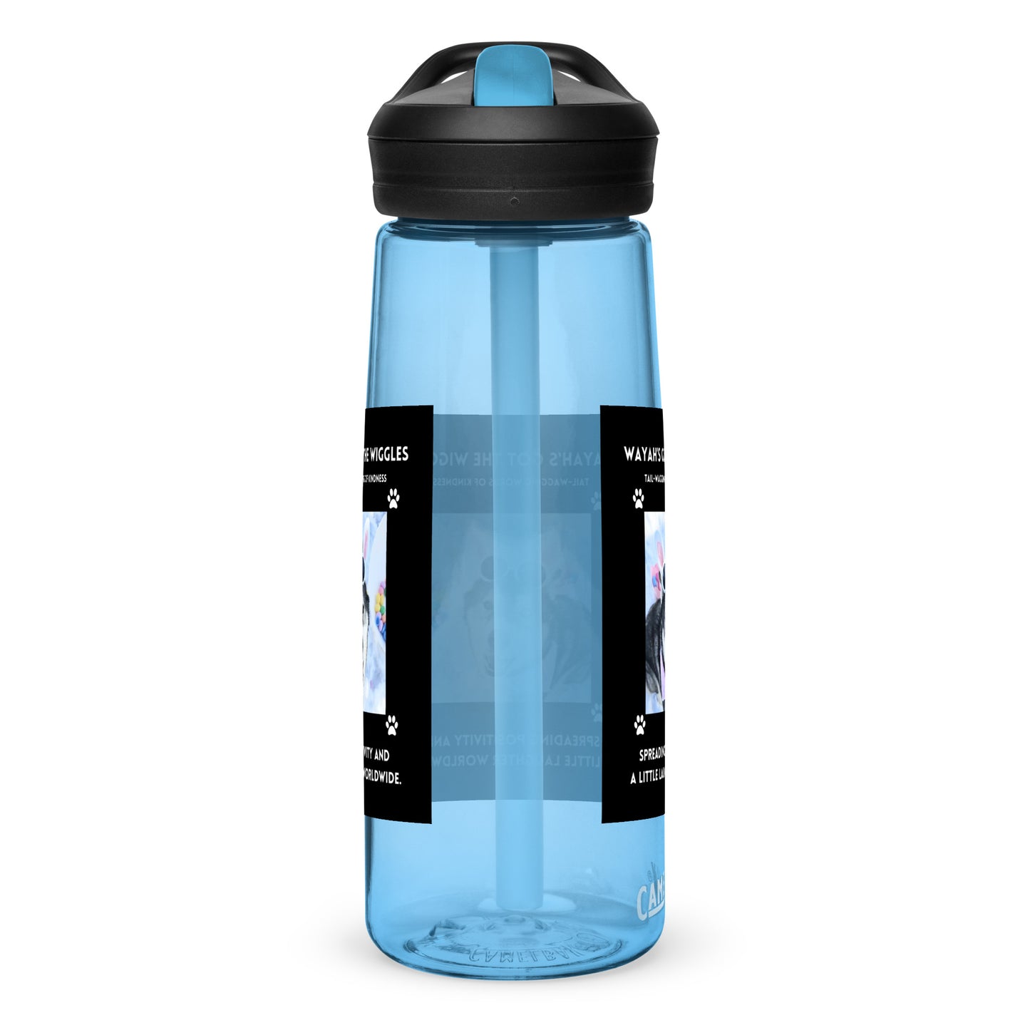 Sports water bottle- Wayah's Got the Wiggles