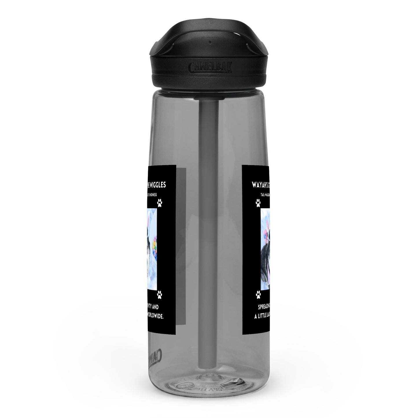 Sports water bottle- Wayah's Got the Wiggles