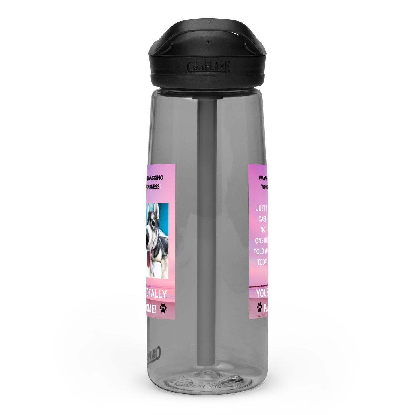 Sports water bottle- You're Totally Pawsome