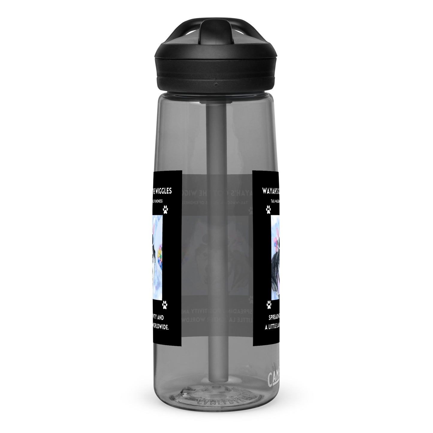 Sports water bottle- Wayah's Got the Wiggles