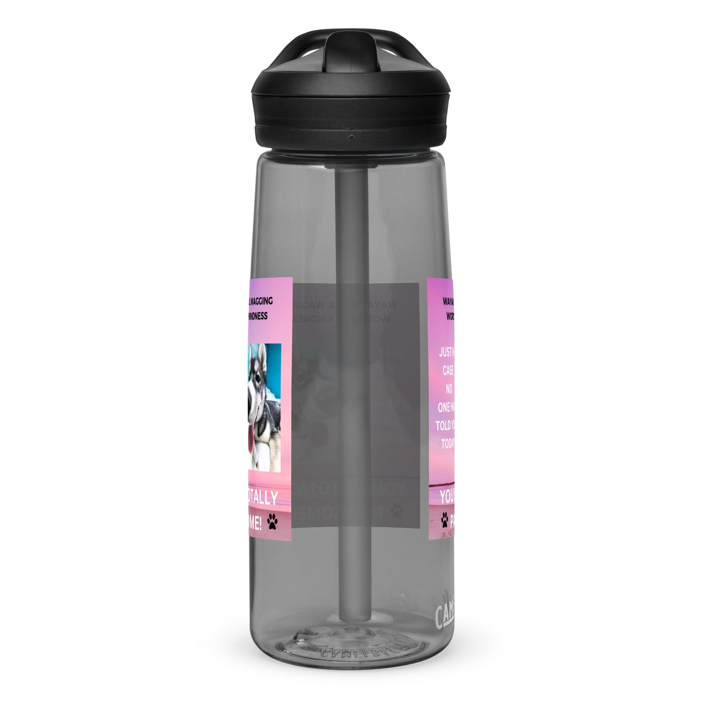 Sports water bottle- You're Totally Pawsome