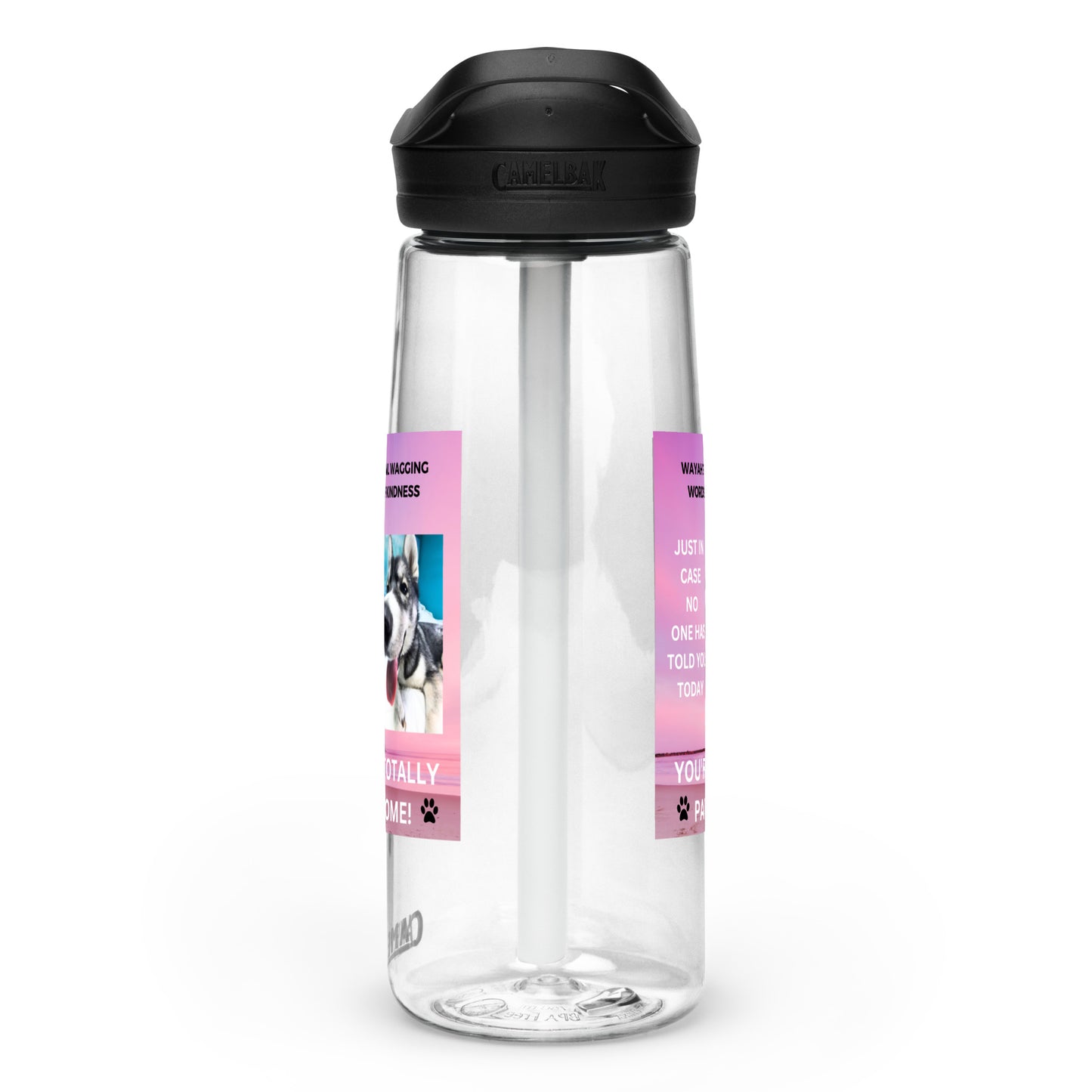Sports water bottle- You're Totally Pawsome