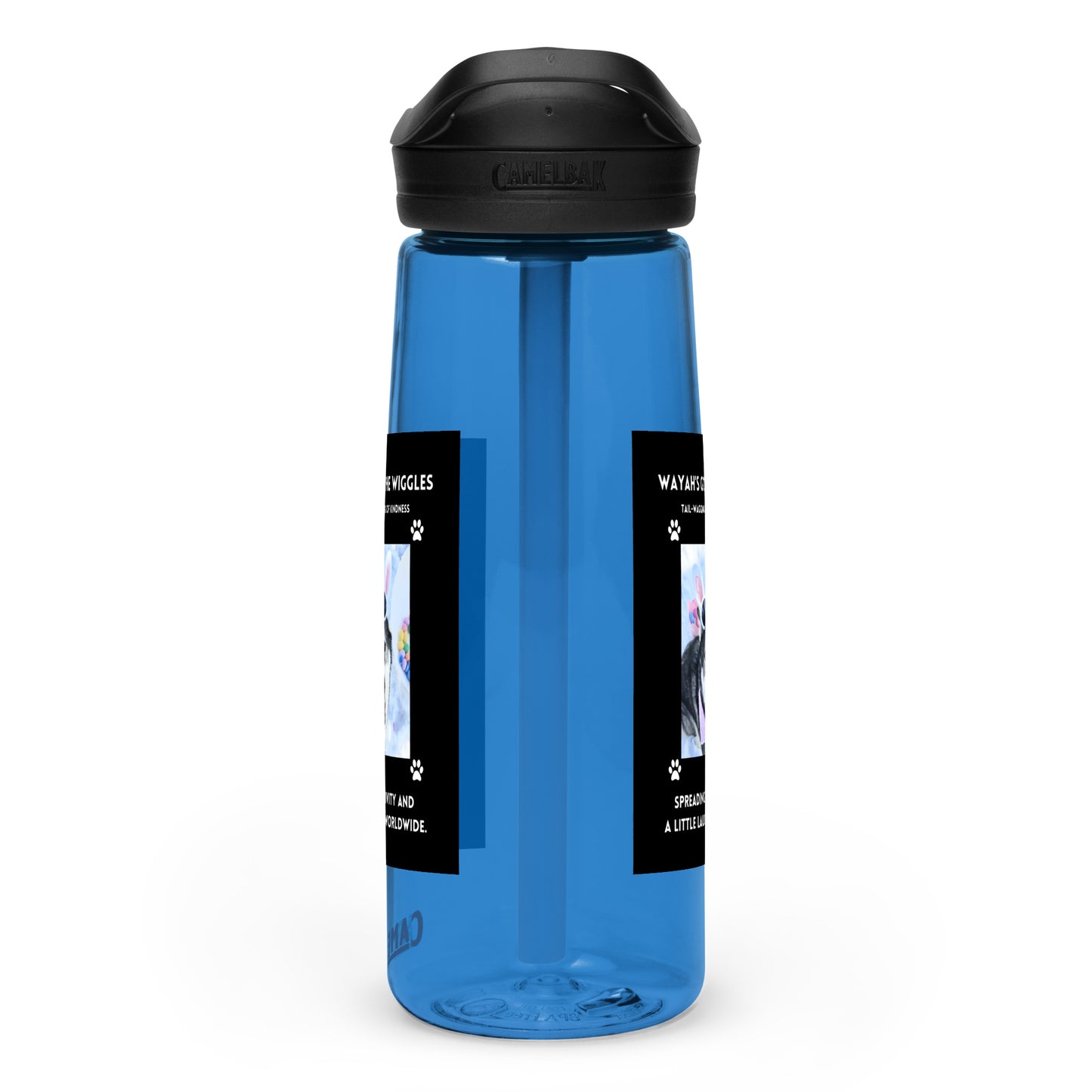 Sports water bottle- Wayah's Got the Wiggles