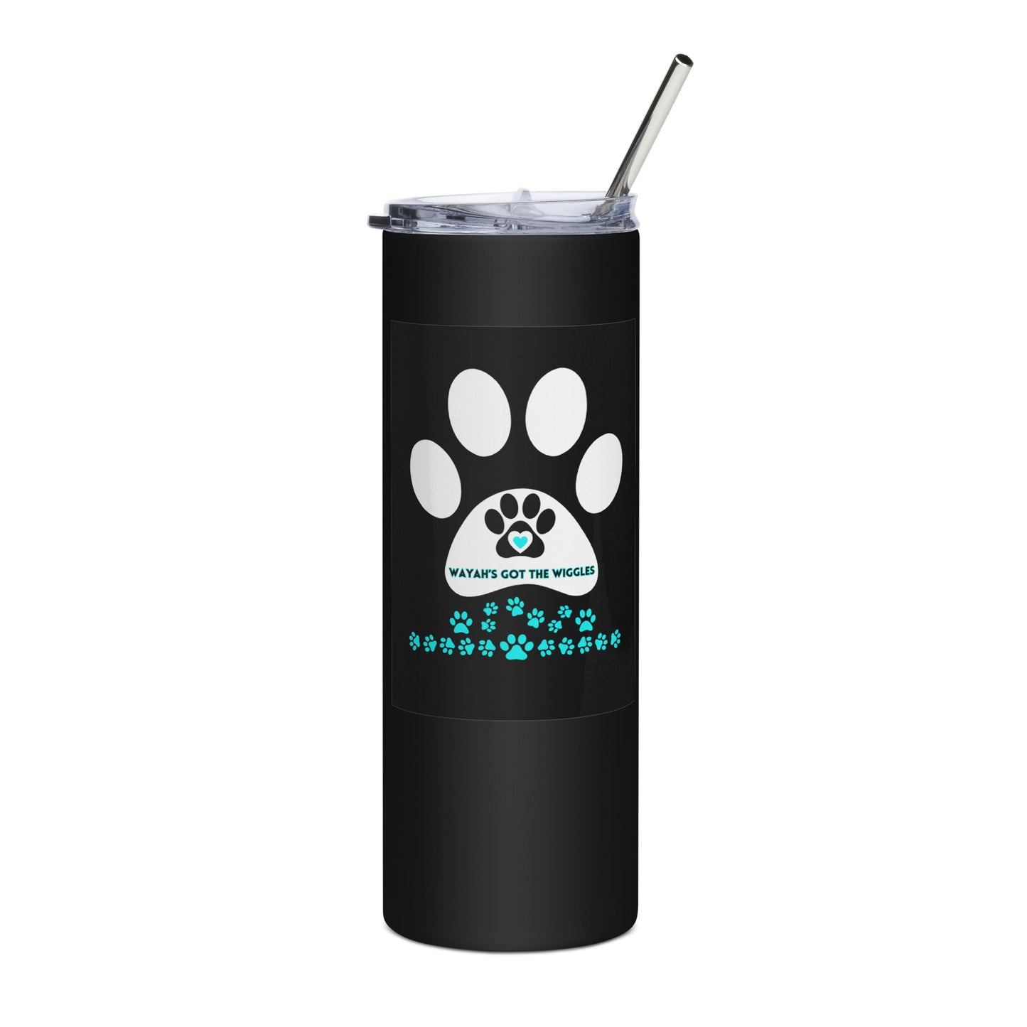 Paw Print- Stainless steel tumbler