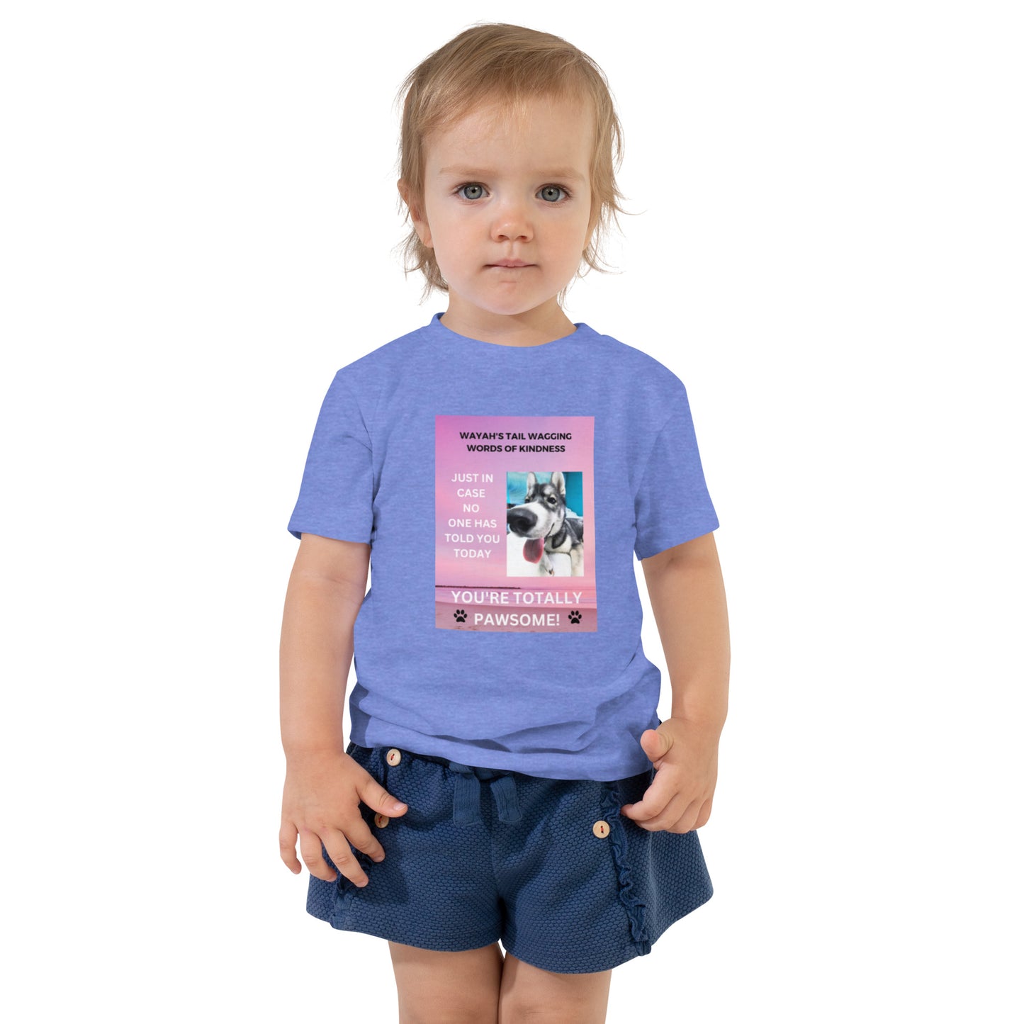 Toddler Short Sleeve Tee- You're Totally Pawsome