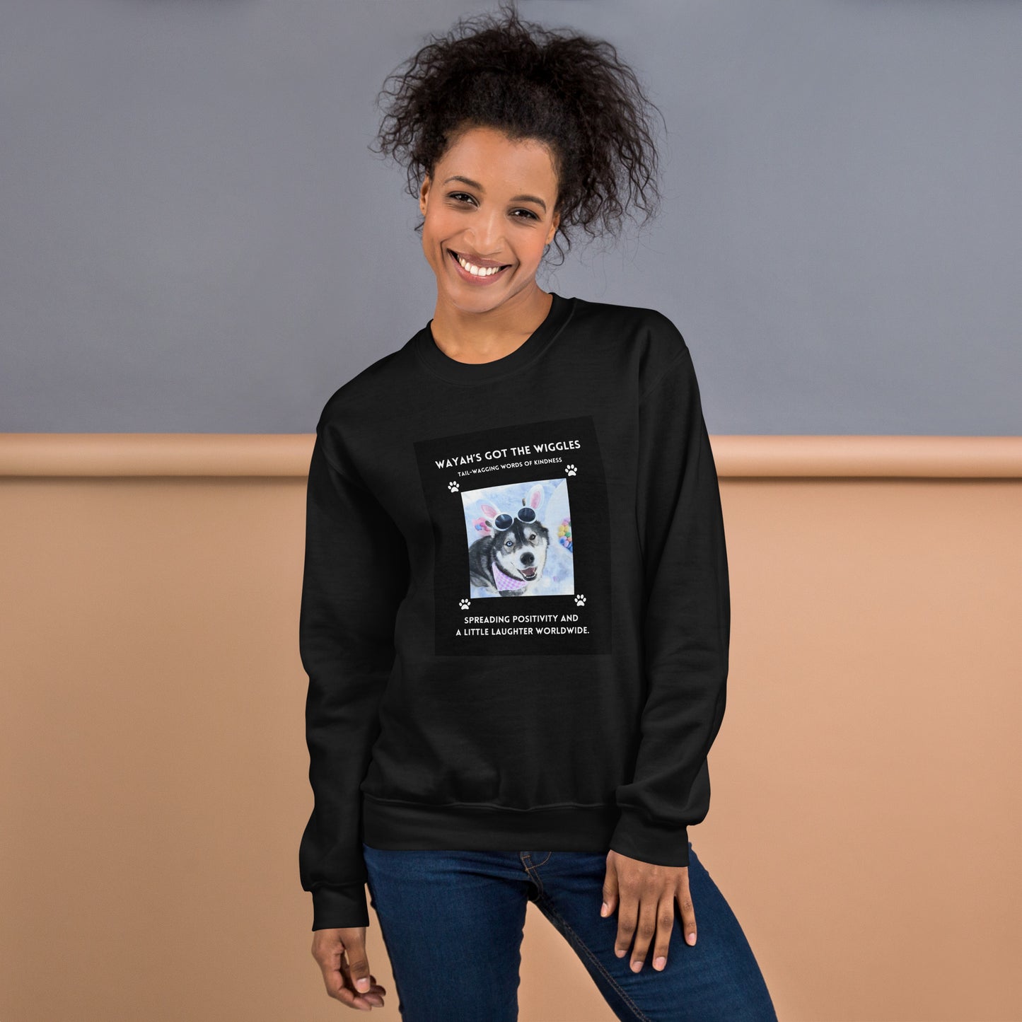 Unisex Sweatshirt- Wayah's Got the Wiggles