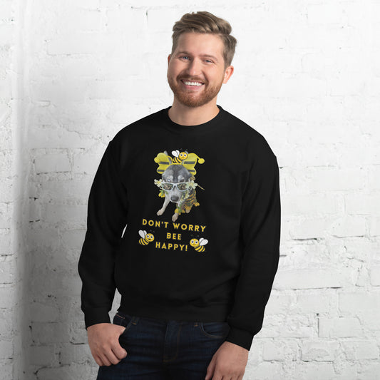 Beee Happy- Unisex Sweatshirt