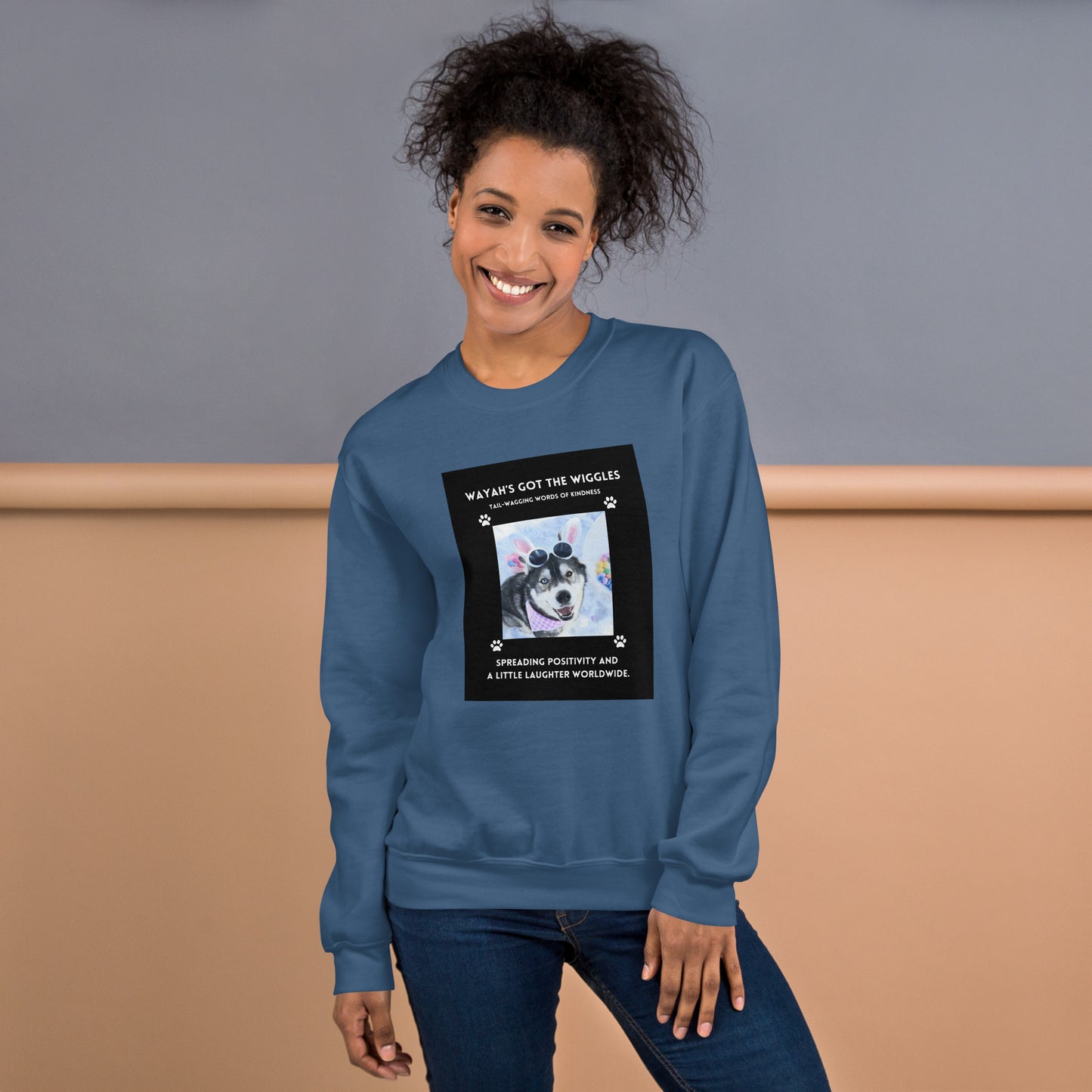 Unisex Sweatshirt- Wayah's Got the Wiggles