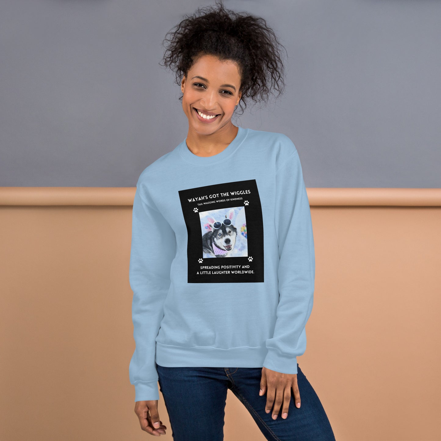 Unisex Sweatshirt- Wayah's Got the Wiggles