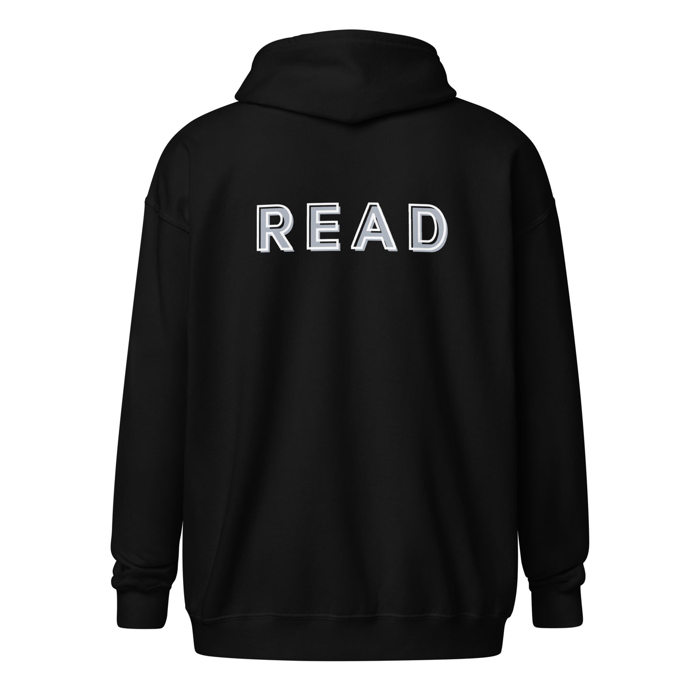 Unisex heavy blend zip hoodie- Read