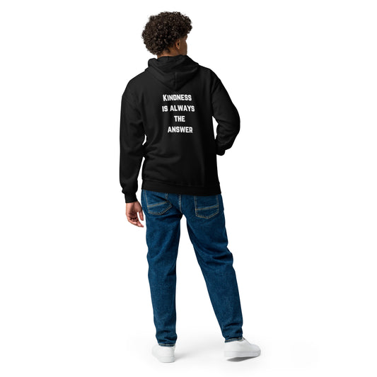 Kindness is always the answer-Unisex heavy blend zip hoodie- Teacher Collection