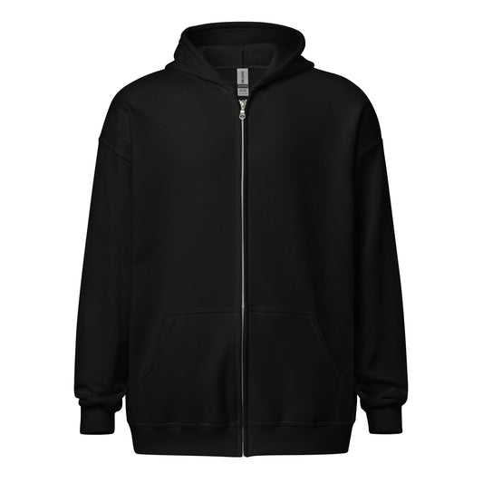 Unisex heavy blend zip hoodie- Read