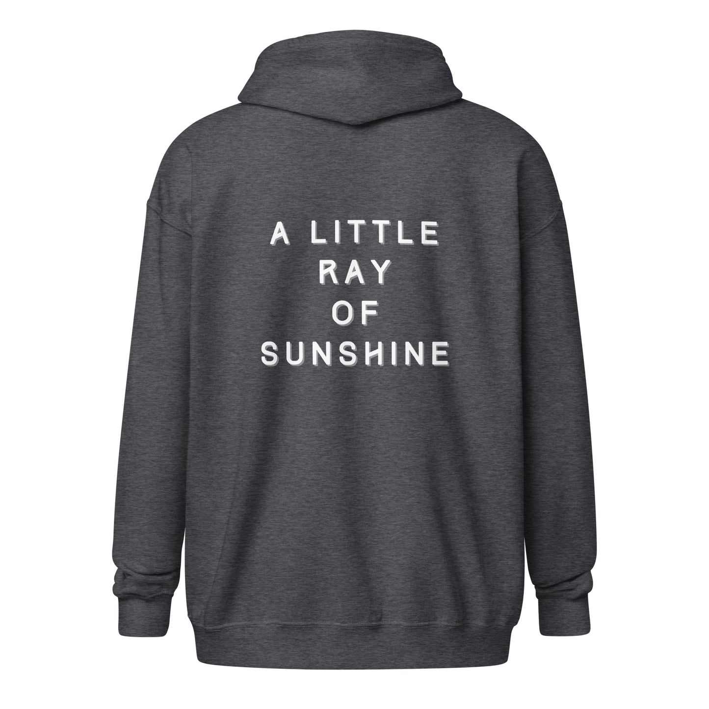 A Little Ray of Sunshine- Unisex heavy blend zip hoodie