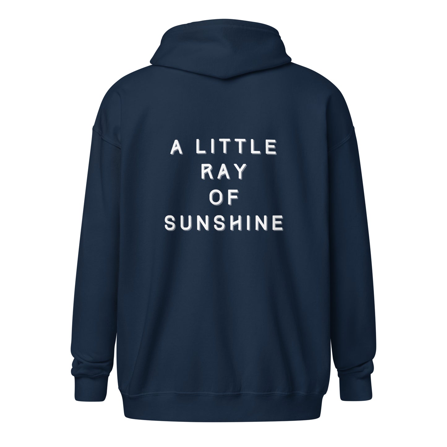 A Little Ray of Sunshine- Unisex heavy blend zip hoodie