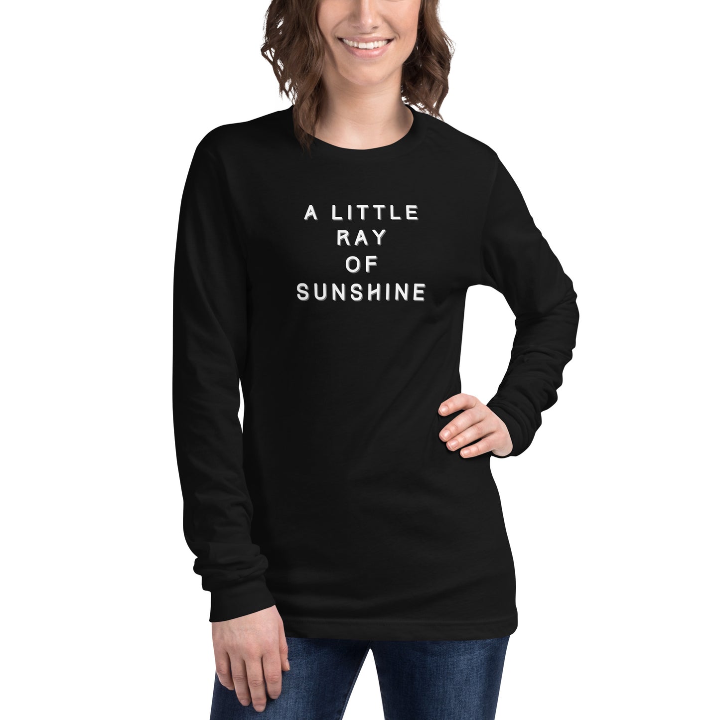 A Little Ray of Sunshine- Unisex Long Sleeve Tee