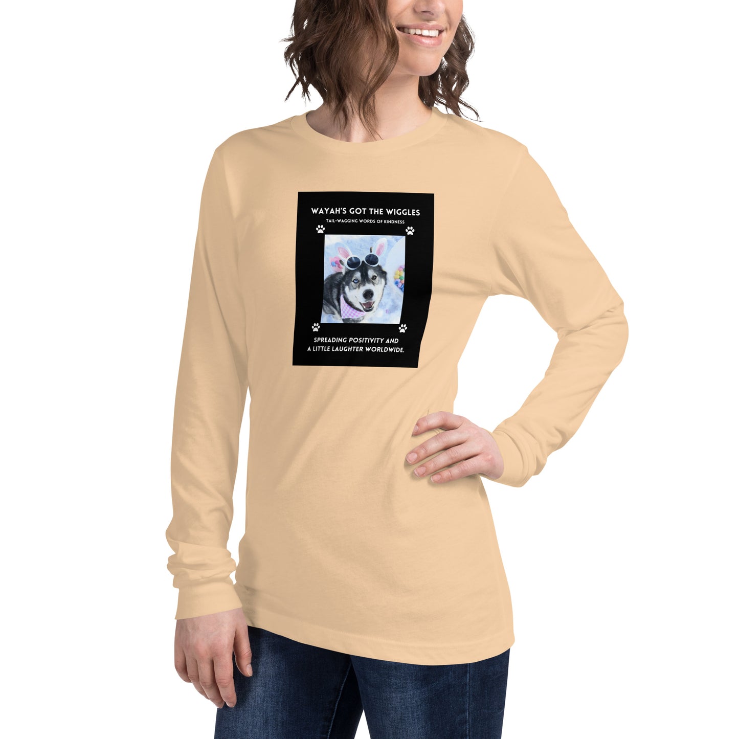 Unisex Long Sleeve Tee- Wayah's Got the Wiggles