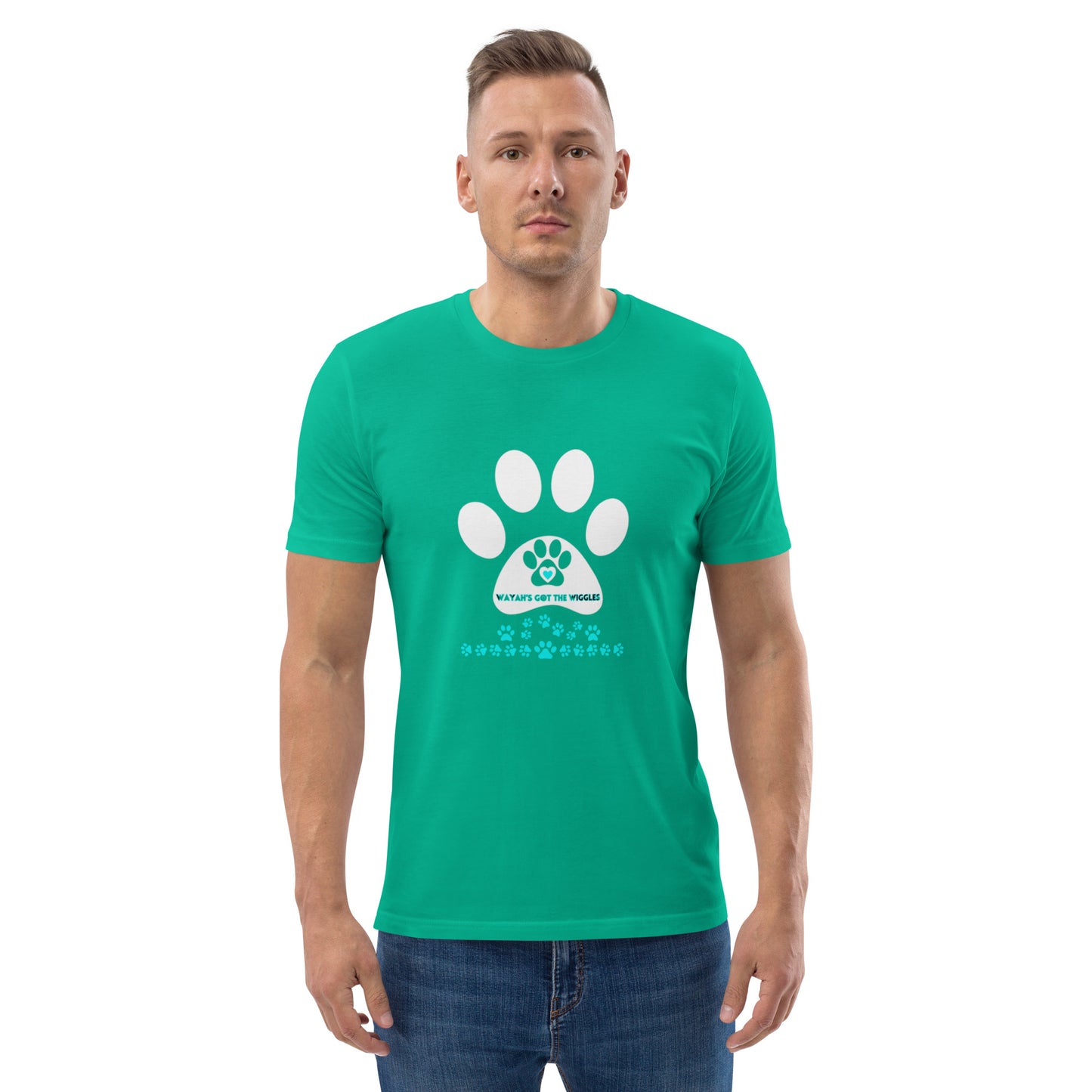 Paw Print- Unisex organic cotton t-shirt
