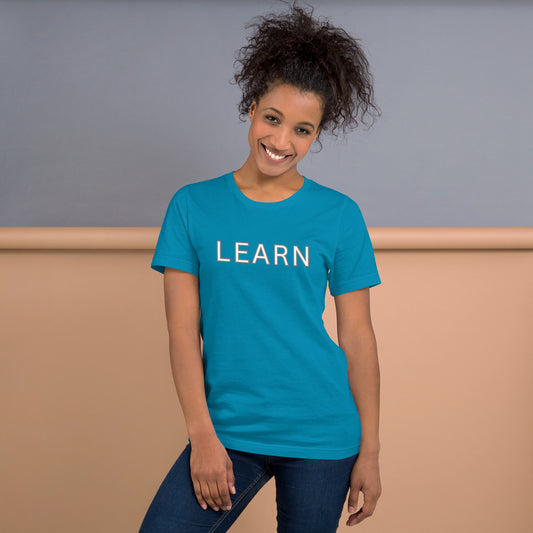 Unisex t-shirt- Learn