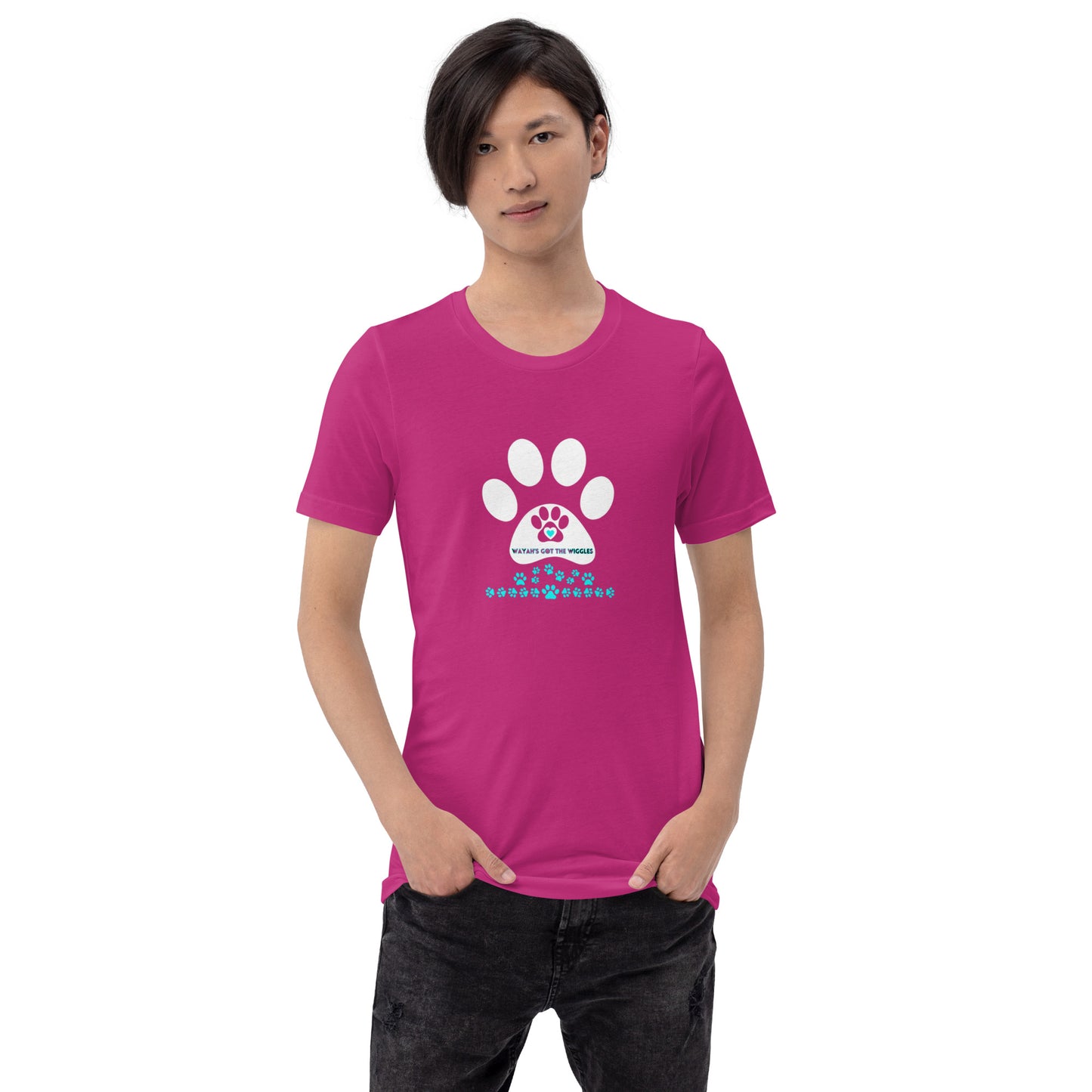 Paw Print-Unisex t-shirt