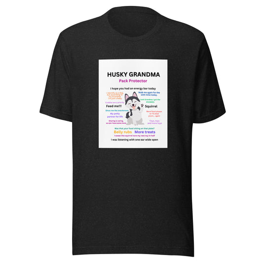 Unisex t-shirt-Husky Collection Grandma