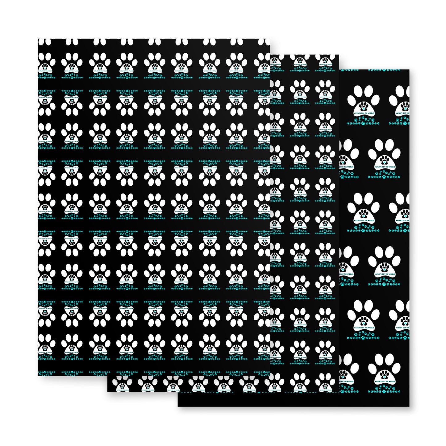 Paw Print- Wrapping paper sheets