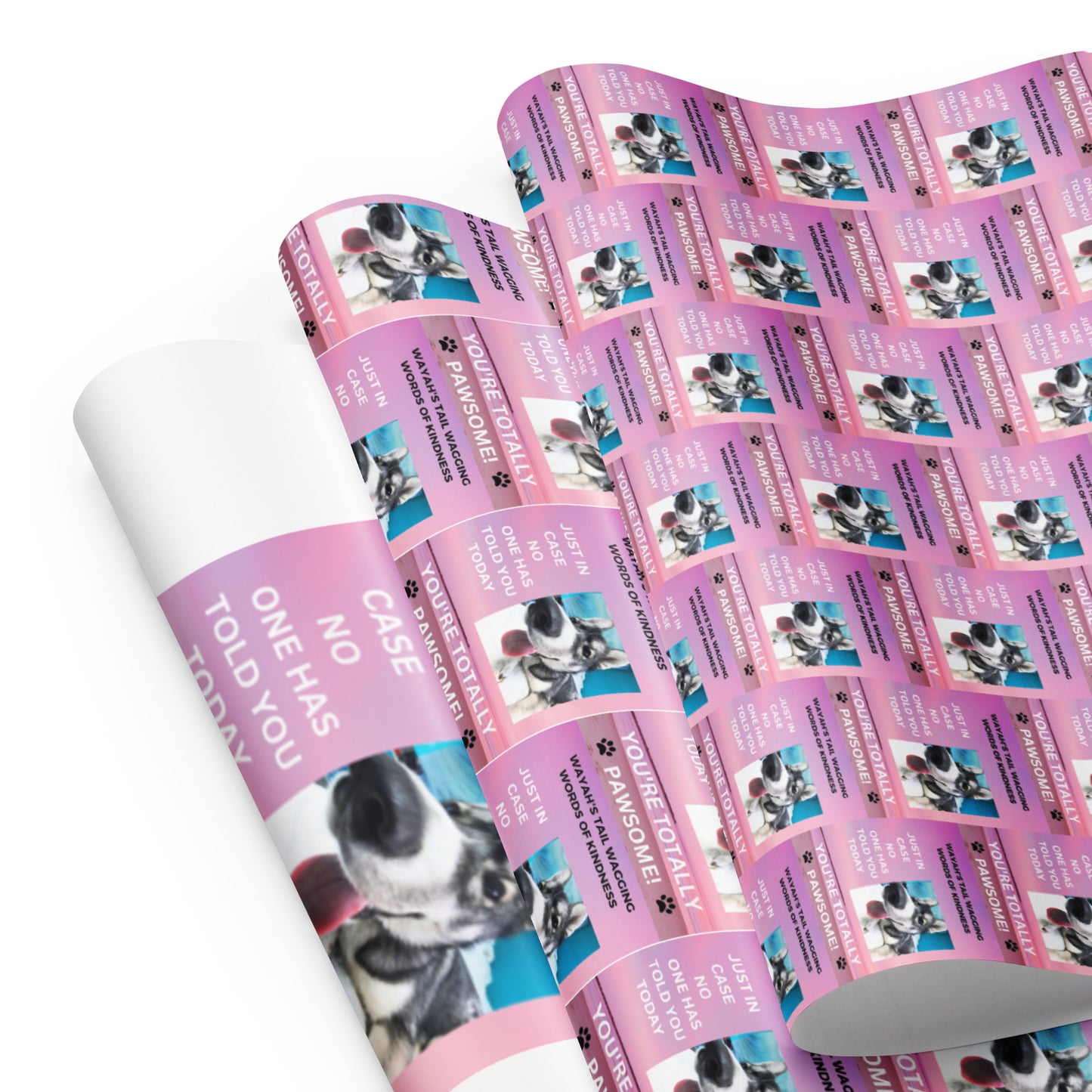 Wrapping paper sheets- You're Totally Pawsome