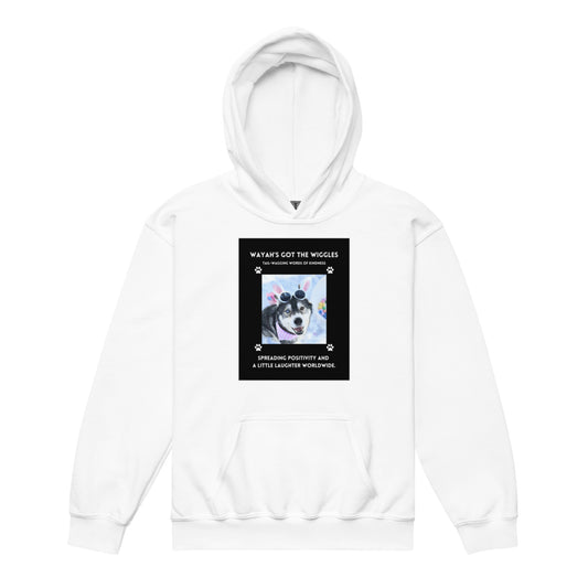 Youth heavy blend hoodie- Wayah's Got the Wiggles Collection