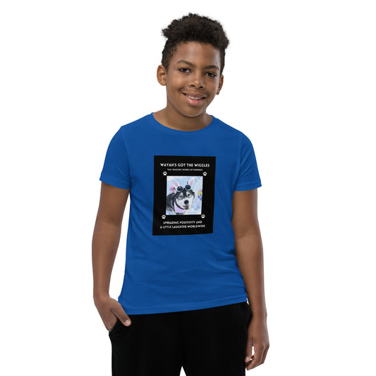 Youth Short Sleeve T-Shirt- Wayah's Got the Wiggles